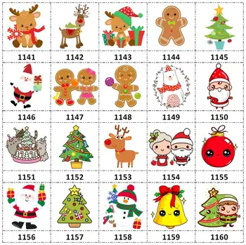 

HSDCraft Free shipping 30 pcs planar resin ribbon Christmas Character resin
