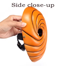 Criativo Japonês dos desenhos animados Naruto máscara Naruto Akatsuki ninja Tobi Obito Madara Yu Zhibo masquerade role play máscara do partido rosto cheio(China)