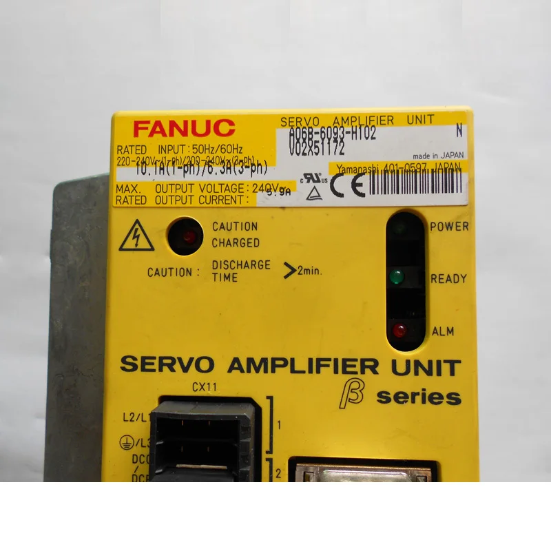 FANUC сервопривод усилитель привода a06b 6093 h102 бета серии SVU 12 ампер|servo drive|amplifier aamplifier