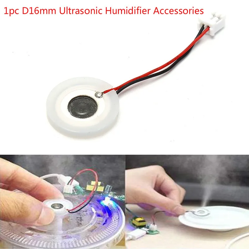 1pc D16mm 108KHz Ultrasonic Mist Maker Atomizing Transducer Ceramic Humidifier  Accessories