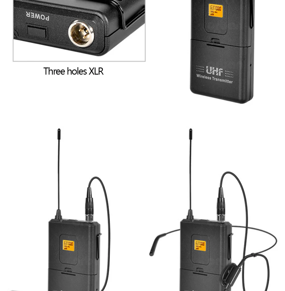 Профессиональный беспроводной микрофон два ручных микрофона две гарнитуры микрофон шоу на сцене микрофон беспроводной