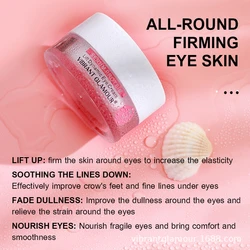 VIBRANT GLAMOUR Serum Protein Snail Eye Cream Anti-Aging Wrinkle Remover Dark Circles Against Puffiness Lifting Firming Eye Care