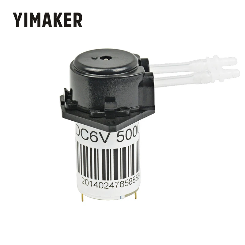 YIMAKER Micro Peristaltic Liquid Pump DC12V Metering Small Water Pumps