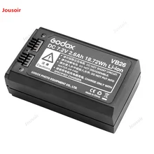 Godox VB26 Speedlight Flash Batterij Voor V1 Speedlite Flash Godox Originele V1 Flash Oplaadbare Lithium Batterij C V1N CD50 T07Y
