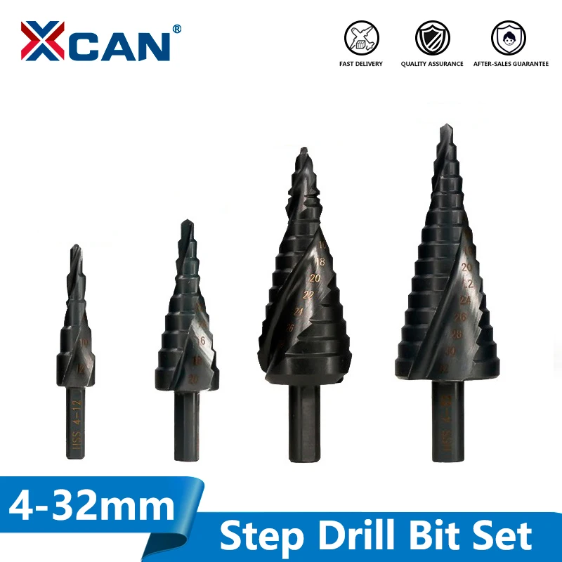 6-30mm High Quality Step Drill Bit Cone Power Tool Multi Hole Cutter