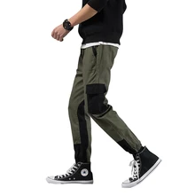 Уличная одежда в стиле хип-хоп, брюки цвета хаки, штаны для бега, повседневные мужские брюки-карго с большими карманами, весенне-осенние Pantalon Homme