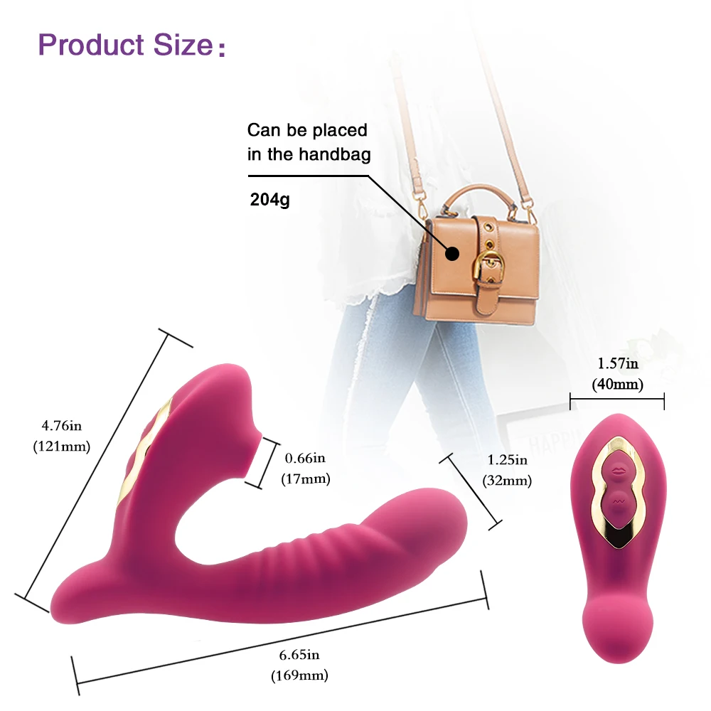 Vagina Sucking Vibrator 10 Speed Vibrating Oral Sex Suction Clitoris Stimulation Female Masturbation Erotic Sex Toys For Adult 4