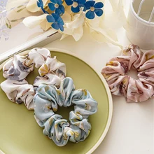 

Simplicity Large Scrunchies Elastic Rubber Hair Bands Women Girls Solid Headband Ponytail Holder Hair Ties Accessories Fashion