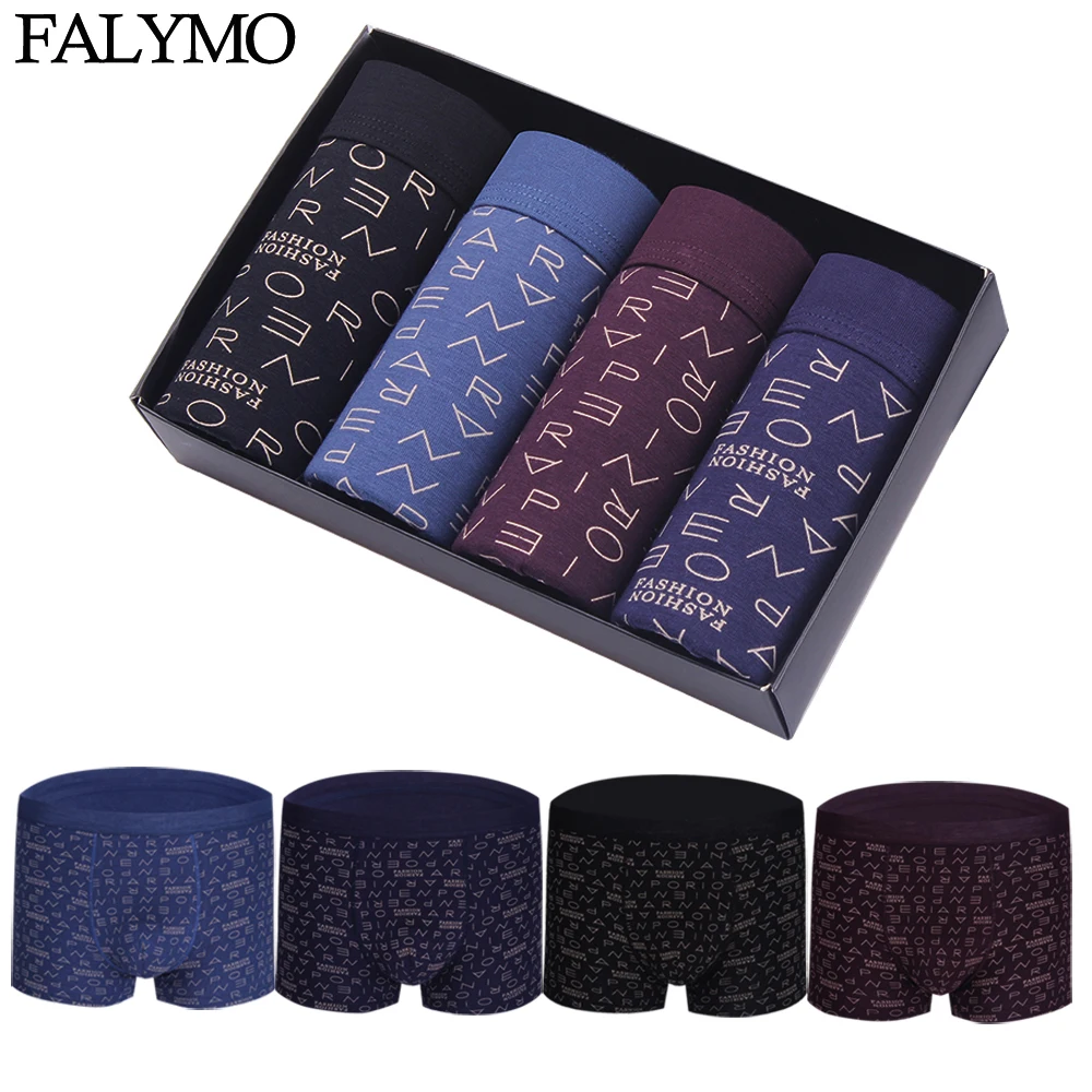 

Mens Boxer Shorts Cotton Underwear Stretch Short Bulge Pouch Underpants Comfort Male Panties Print Man Panty Sexy Boxers Trunks