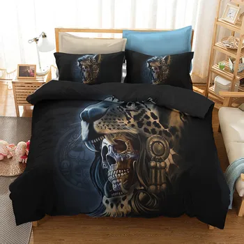 

Drop Shipping 3D Skull A GAME Bedding Set Print Duvet cover set Bedclothes with pillowcase Home Textiles fast shipping