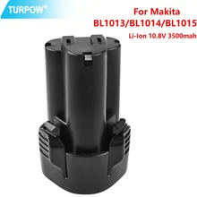 Replacement Battery For Makita BL1013 BL1014 BL 1013 BL 1014 LCT203W 194550-6 194551-4 195332-9 3500mAh 10.8V  Li-ion Battery