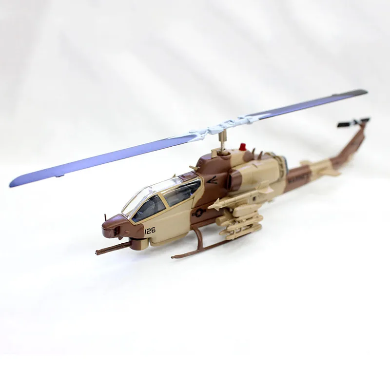 1:72 Супер Кобра AH-1W военно-морская армия Морпехи сплав металла литой Вертолет