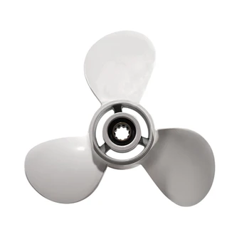 

Marine Boat Outboard Propeller 9 7/8 x 13 Aluminum Alloy For Yamaha 20-30HP Right-hand Rotation 3 Blades White 664-45949-02-EL