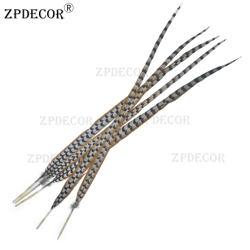 ZPDECOR 100-110 см натуральные перья Venery украшения для ювелирных изделий с хвостом