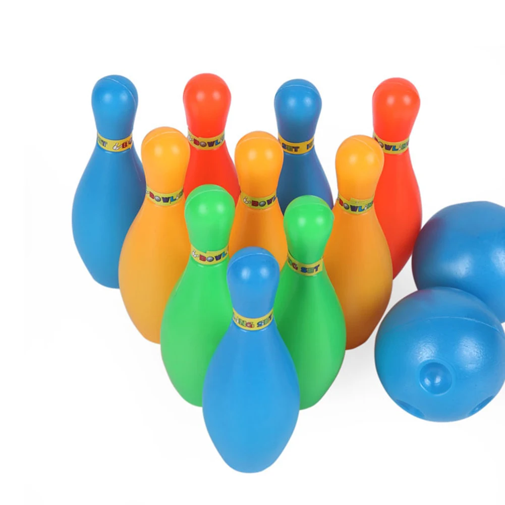 12 шт./компл. дети твердые цветные значки шары Боулинг игра крытый спорт развития обучающие игрушки для детей Подарки teamwork