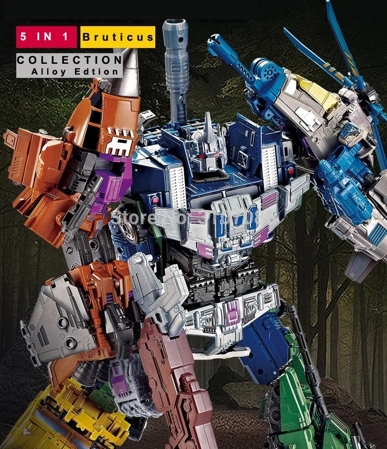 G1 YX Bruticus члены ONSLAUGHT Blastoff Vortex Swindle 5 в 1 сплав трансформации X9 увеличение KO без
