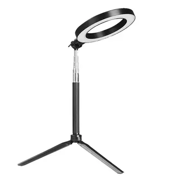 

6inch Professional Phtography Light Dimmable LED Studio Camera Ring Light Photo Phone Video Lamp Selfie Mount