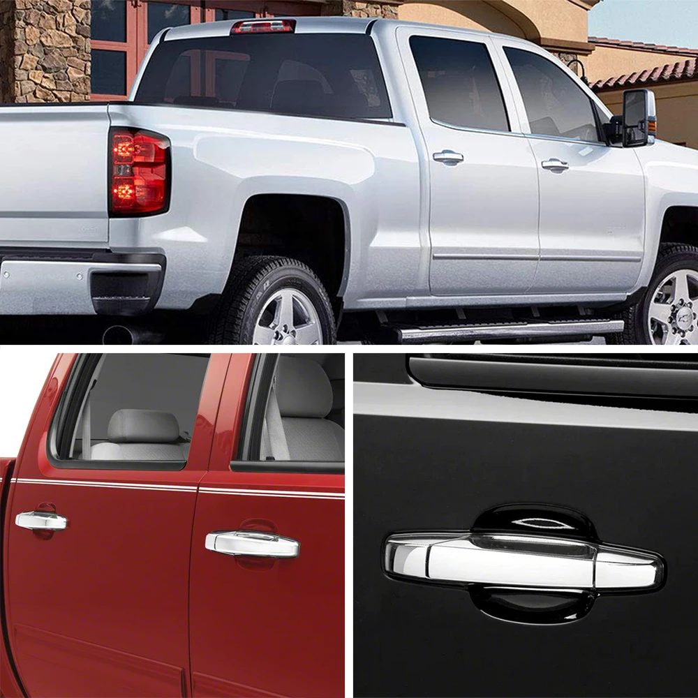 Для Chevy GMC Cadillac Tahoe Yukon Sierra Denali Xl 2007-2013 Аксессуары хромированная Автомобильная наружная задняя правая дверная ручка