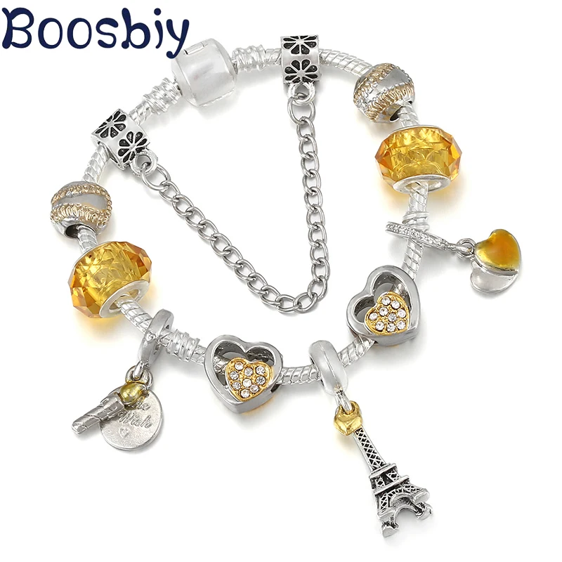 New Arrival Fashion Charm Bracelet With Two Color Birthday Candles