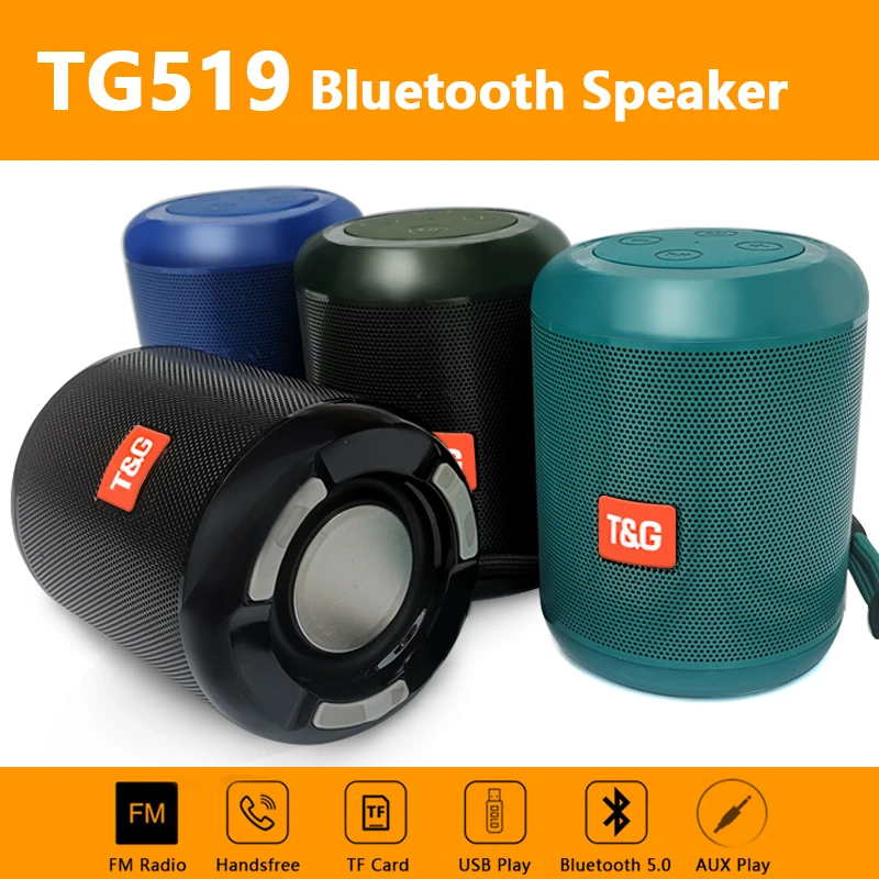 Tws High Power Portable Bluetooth Speaker Hifi Subwoofer Outdoor Wireless  Column Music Center For Pc Computer Speakers Fm Tf Aux - Speakers -  AliExpress