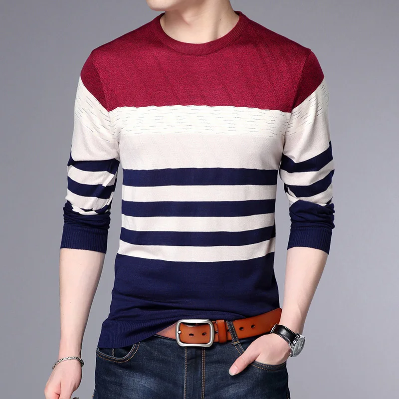 NIGRITY мужской свитер, Повседневный пуловер с v-образным вырезом, Мужская Осенняя приталенная рубашка с длинным рукавом, мужские свитера, вязаный кашемировый шерстяной пуловер для мужчин