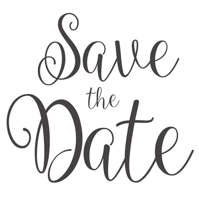 

Naifumodo Word Dies Save The Date Metal Cutting Dies New 2019 for Card Making Scrapbooking Cuts Decor Stencil Craft Dies