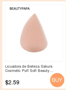 Licuadora de belleza серый микрофибра бархатный спонж Красота Макияж Блендер косметические пуховки для тонального крема