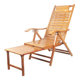 

Reclining Chair Folding Lunch Break Chair Chair Siesta Bed Beach Lazy Chair Balcony Old Man Recliner Home
