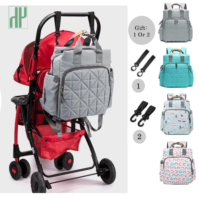 

Fashion Multi-function Mummy Maternity Nappy Bag Large Capacity Waterproof Travel Diaper Stroller Backpack Designer For Moms