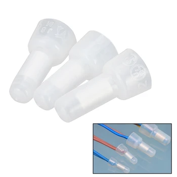 

100Pc Terminals Pressure Line Cap Wire Connectors Wiring Connector Cap Nipple Closed Terminal