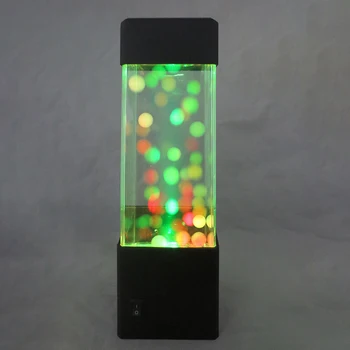 

LED Tower Jellyfish Tank Lamp Night Light Aquarium Home Decoration Lamp USB Super Power Saving Change Bedside Lamp