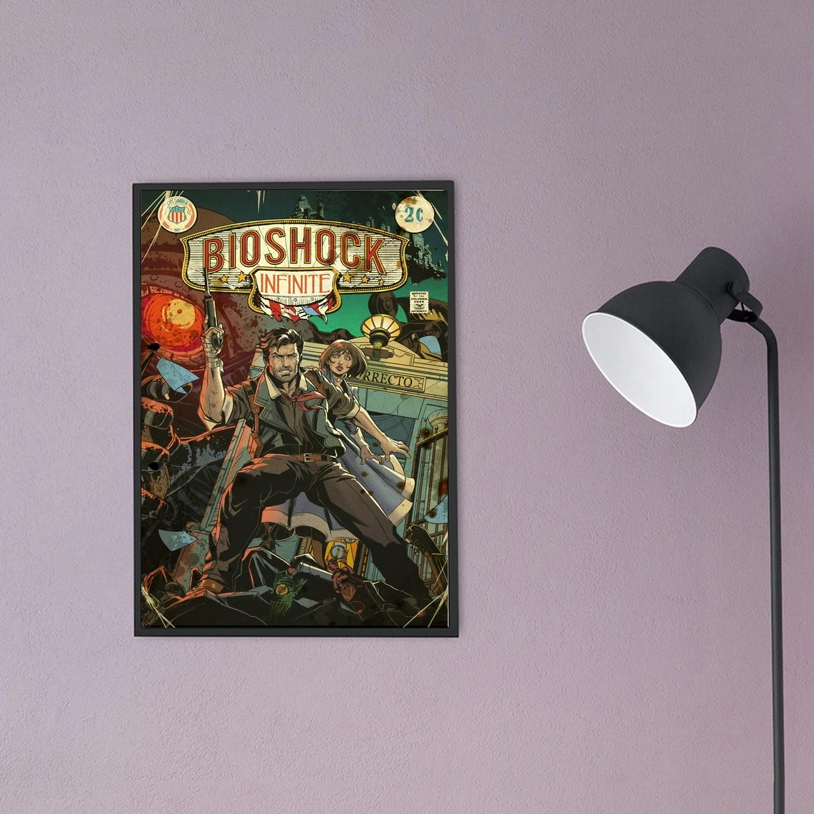 Bioshock Infinite Comic Book Video Game Poster PC,PS4,Exclusive  Role-playing RPG Game Canvas Custom Poster Alternative Artwork - AliExpress