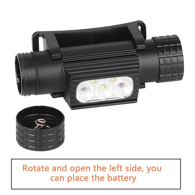 XML2/XPG2 LED Headlight Mini Head light USB 5 Mode Head Lamp Flashlight 18650 Battery For Camping Hunting