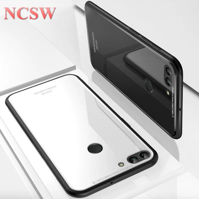 

Simple Solid Color Case For Huawei P SMART 2019 P30Pro P30lite P20lite Honor 20lite 10lite 2019 Tempered Glass Protective Cover