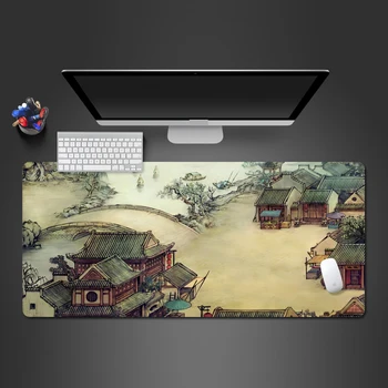 

Mouse Pad Modern Creative Abstract Style Rubber Pad Computer Game Lock Side Mouse Pad Computer Keyboard Mouse Large Table Pads