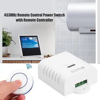 

Hot Sale Remote Control Multi-function 433MHz AC85V-250V 1CH Wireless Remote Control Switch System Receiver Transmitter