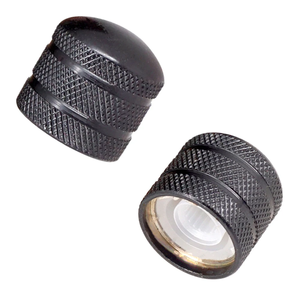 2 Pcs Guitar Dome Knobs Top Hat Knobs for Electric Guitar Bass Potentiometer for 6mm Shaft 2 Pcs Guitar Dome Knobs Top Hat Knobs for Electric Guitar Bass Potentiometer for 6mm Shaft