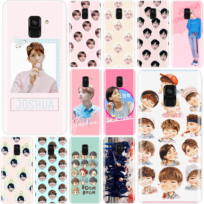 Чехол Seventeen JUN DK joиспользуйте kpop из ТПУ для Samsung Galaxy A5 A7 A8 2015 2016 A3 2017 A9pro | Мобильные