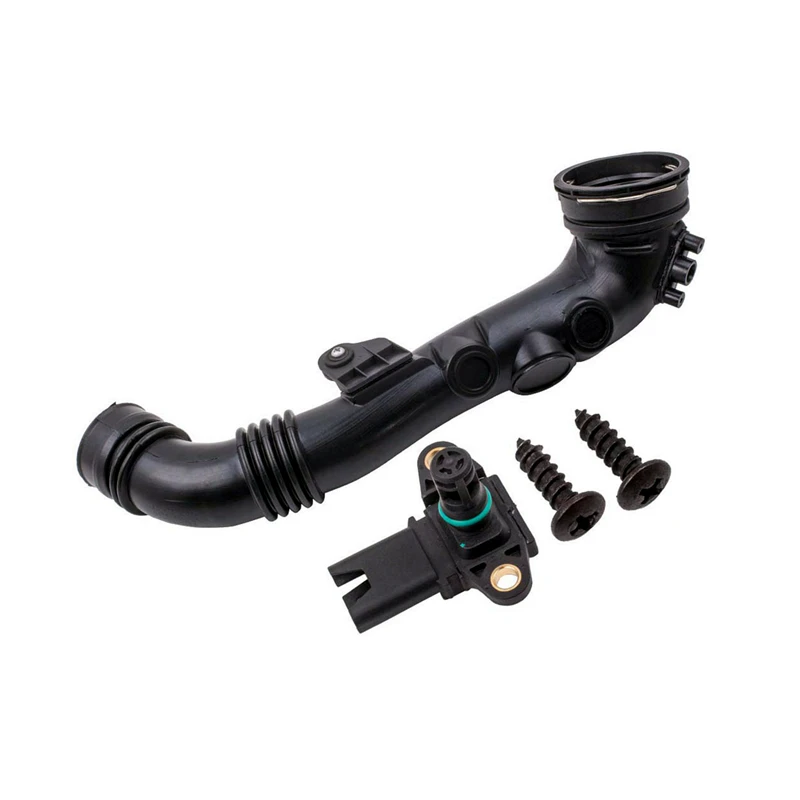 13717615026 13717599294 سيارة خنق المبرد الهواء جند أنبوب مجرى مع مستشعر لسيارات بي إم دبليو 1 3 سلسلة X1 E84 E88 E91 E92 E93