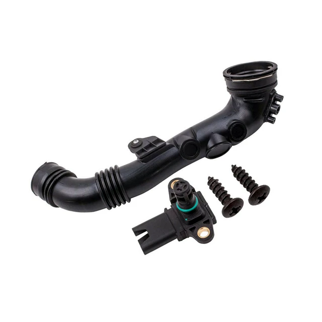 13717615026 13717599294 سيارة خنق المبرد الهواء جند أنبوب مجرى مع مستشعر لسيارات بي إم دبليو 1 3 سلسلة X1 E84 E88 E91 E92 E93