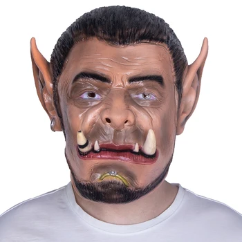 

New Product Game Role Durotan Orc Costume Latex Mask Halloween Makeup Party Headgear