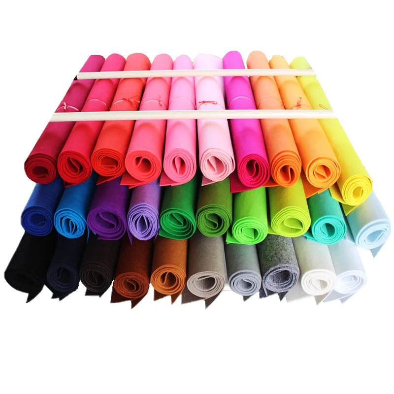 Polyester Non Woven Felt Fabric 3mm Thick 30x90cm/piece DIY Material