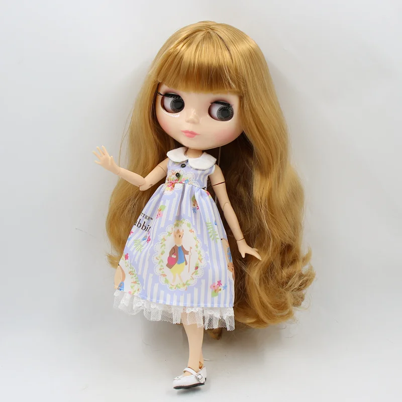 ICY Fortune Days factory blyth кукла натуральная кожа шарнир тела глянцевый светильник для лица золотые кудри волосы DIY sd Подарочная игрушка