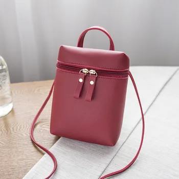 

2020 New Casual Small Women Pouch Bag Female Crossbody Messenger Bag Sling Shoulder Bucket Bag Mini Phone Pack for Teenager Girl