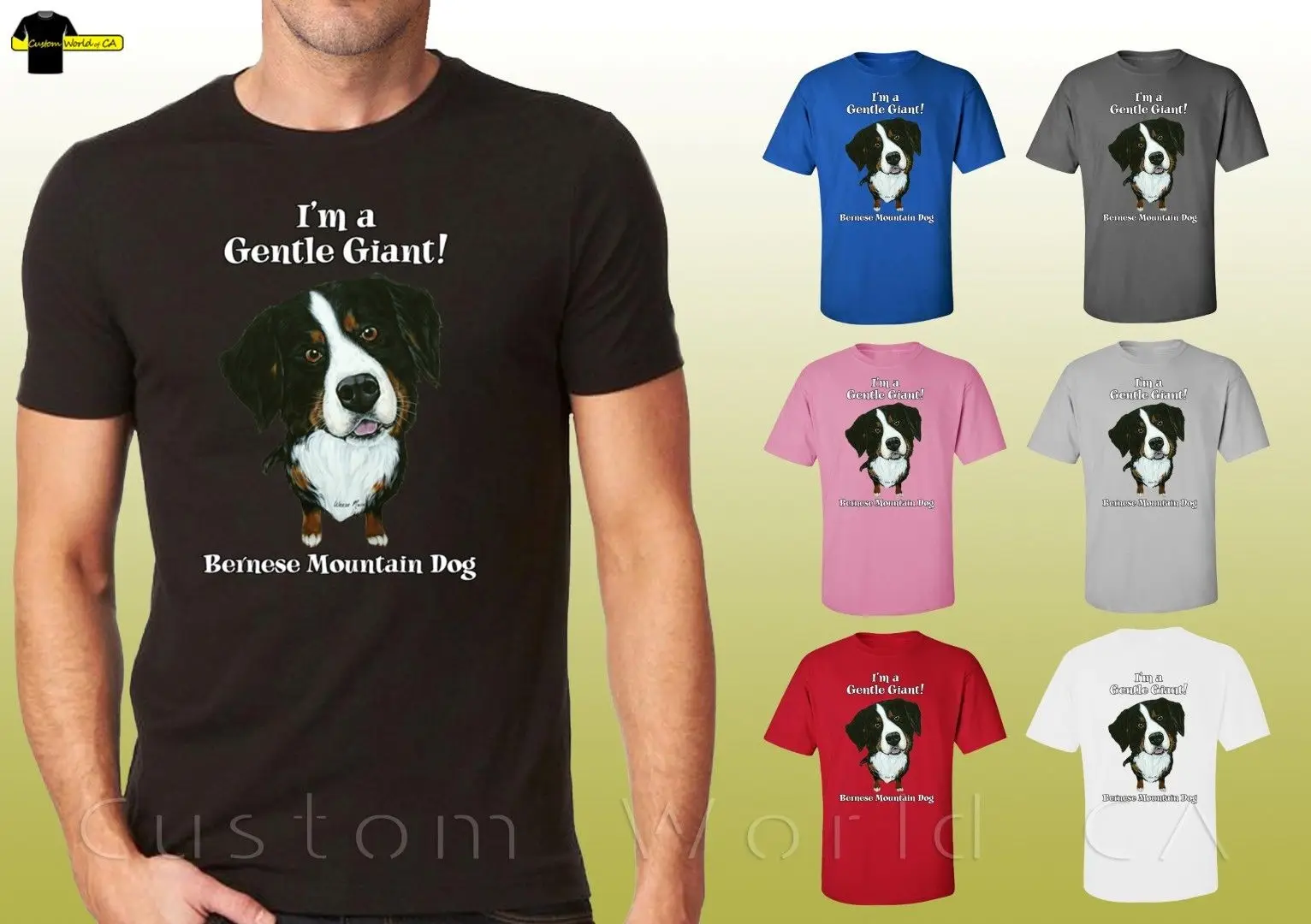 Bernise Mountain Dog Design Shirt Cute Graphic Tee Unisex T 19638Hd4 |
