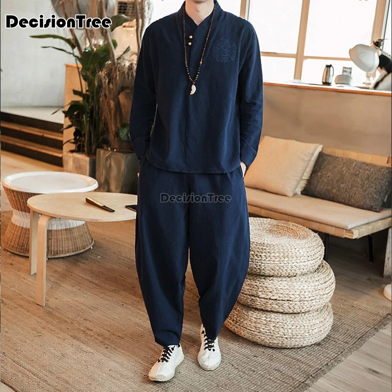 2020-men-traditional-chinese-set-long-sleeve-cotton-kungfu-mandarin-collar-dragon-tang-suit-Kung-Fu
