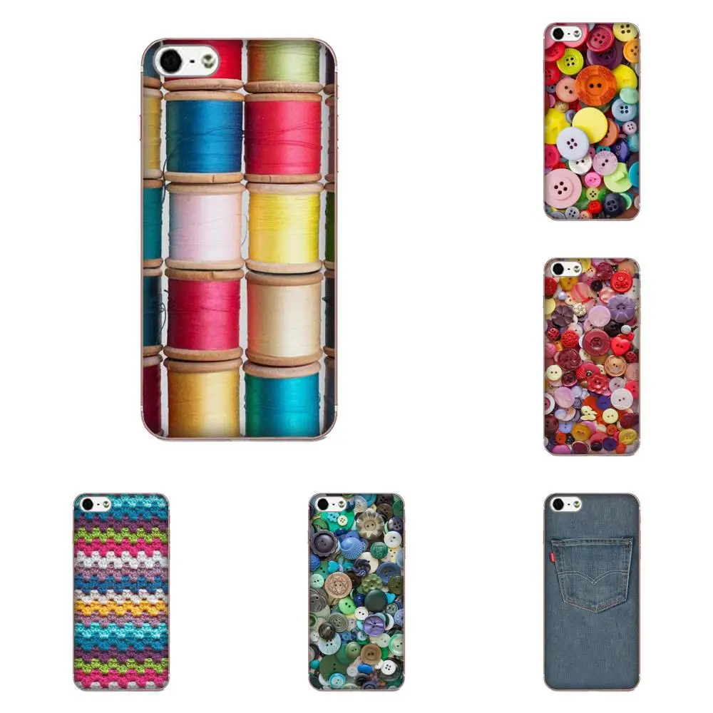 Sewing Knitting Crochet Textile Print For Sony Xperia Z Z1 Z2 Z3 Z4 Z5 compact Mini M2 M4 M5 T3 E3 E5 XA XA1 XZ Premium | Мобильные