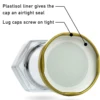Hexagon Glass Jars Premium Food-grade. Mini Jars With Lids For Gifts, Wedding Favors, Honey, Jams And More 5
