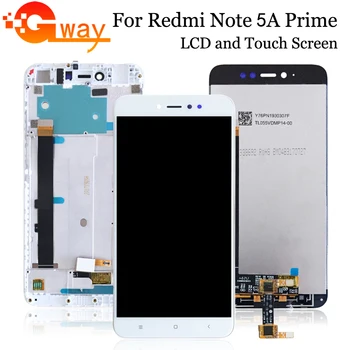 

For Xiaomi Redmi Note 5A Prime LCD Display + Touch Screen Digitizer 100% New Tested LCD Screen+Touch for Redmi Note 5A Pro+Tools