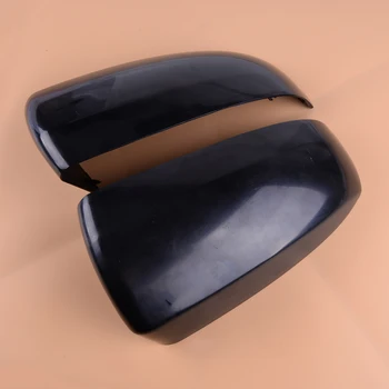 

2pcs Black Plastic Left Right Wing Rearview Mirror Cover Case Cap Fit For BMW X5 X6 E70 2006 2007 2008 2009 2010 2011 2012 2013